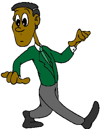 Walking clip art