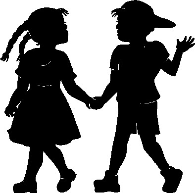 Walking clip art