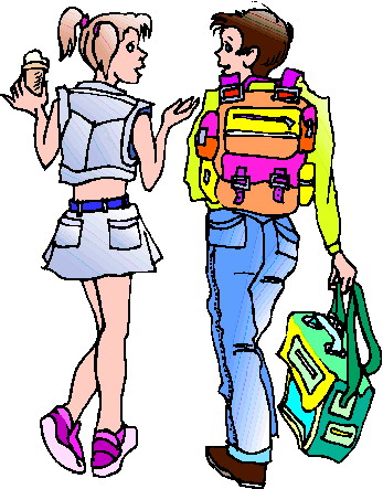 Walking clip art