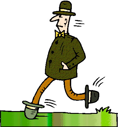 Walking clip art