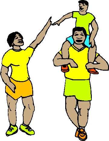 Walking clip art
