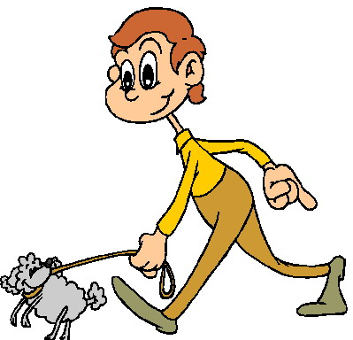 Walking clip art