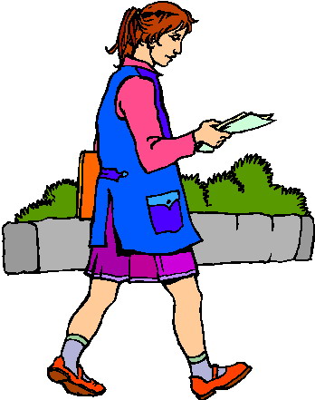 Walking clip art