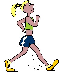 Walking clip art