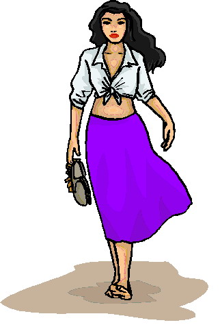 Walking clip art