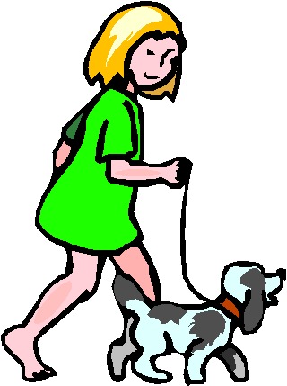 Walking clip art