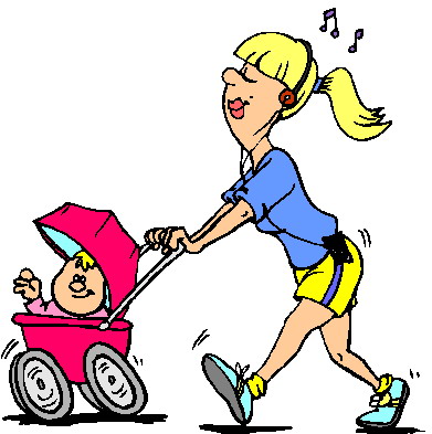 Walking clip art