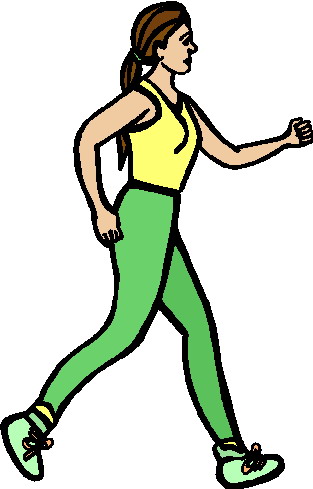 Walking clip art