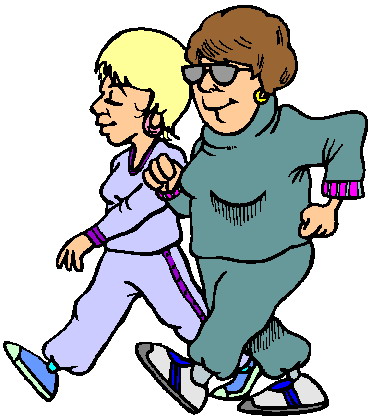 Walking clip art