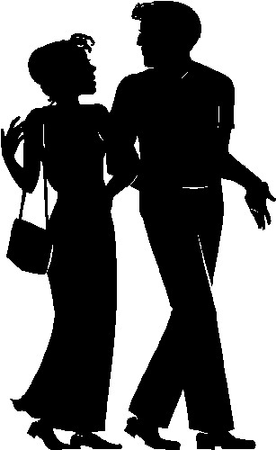 Walking clip art