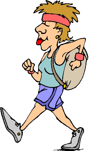 Walking clip art