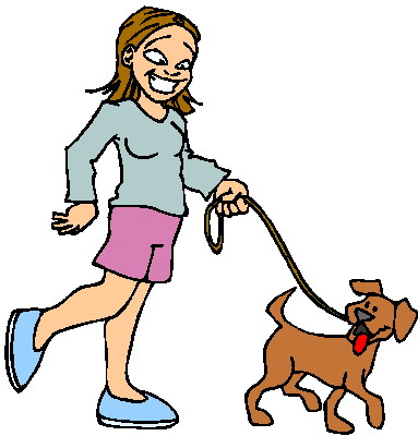 Walking clip art