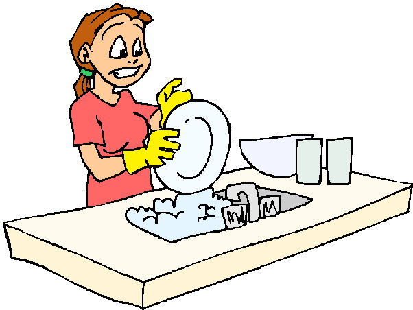 Washing up clip art