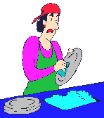 Washing up clip art