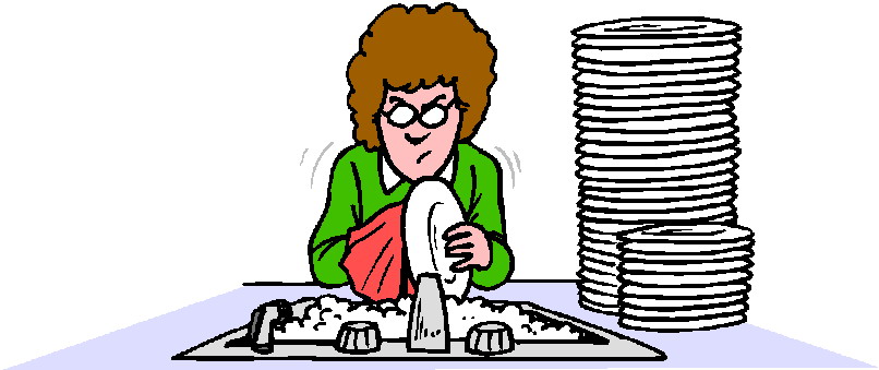 Washing up clip art