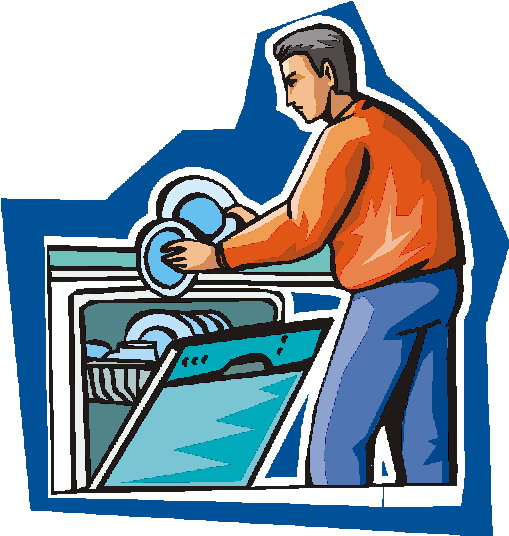 Washing up clip art