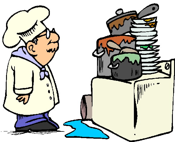 Washing up clip art