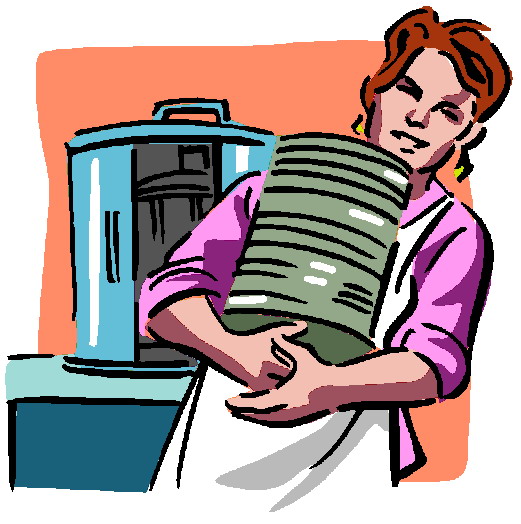 Washing up clip art