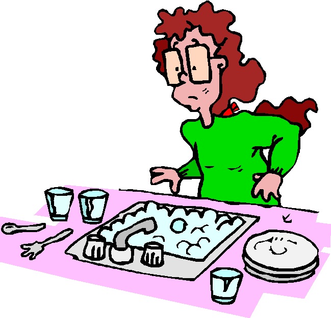 Washing up clip art