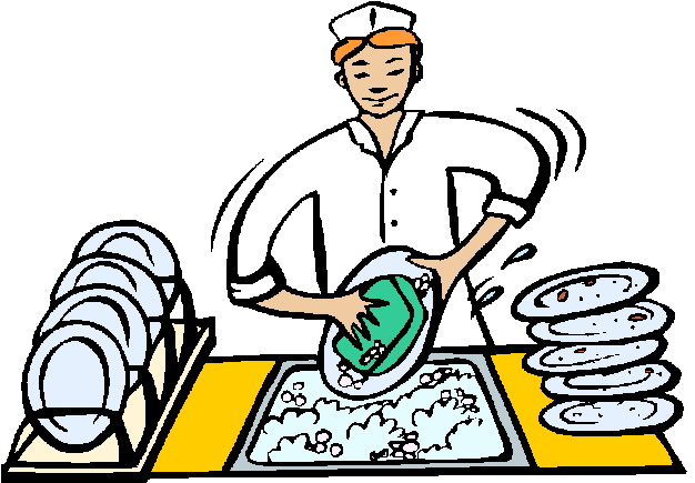 Washing up clip art