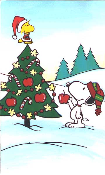 Christmas snoopy