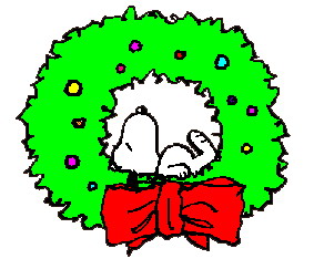 Christmas snoopy clip art