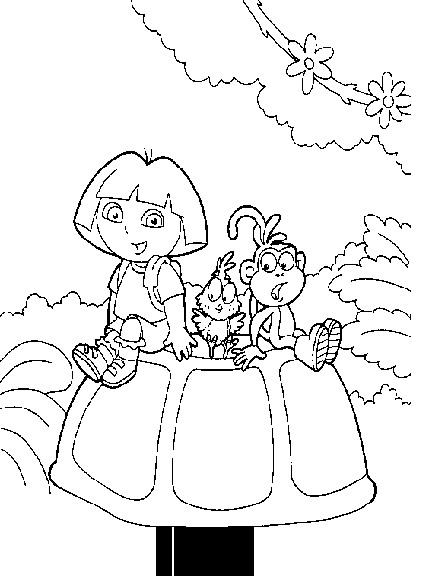 Dora the explorer clip art