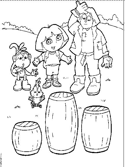 Dora the explorer clip art