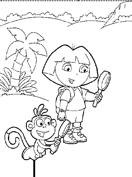 Dora the explorer clip art