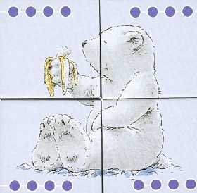 Little polar bear clip art