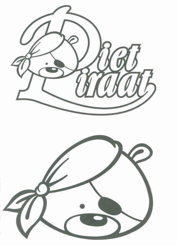 Piet pirate clip art