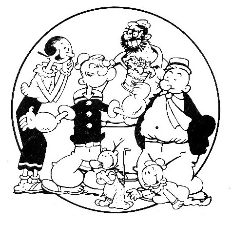 Popeye clip art