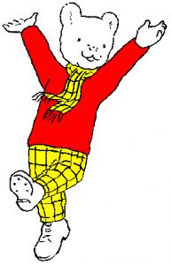 Rupert bear clip art