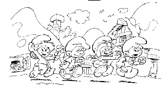 Smurfs clip art