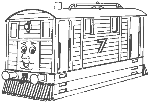 Thomas tank engine clip art