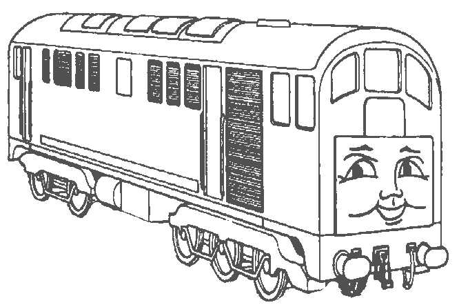 Thomas tank engine clip art