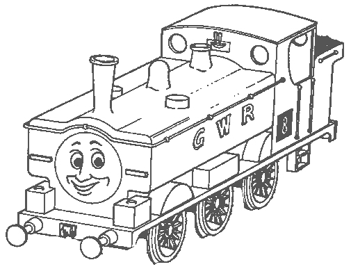 Thomas tank engine clip art