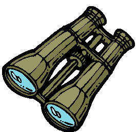 Binocular clip art