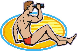 Binocular clip art