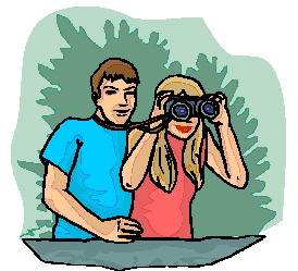 Binocular clip art