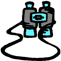 Binocular clip art