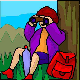 Binocular clip art