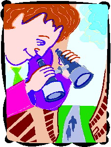 Binocular clip art
