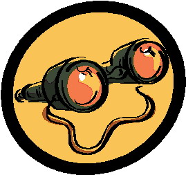 Binocular clip art