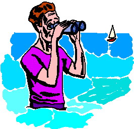 Binocular clip art