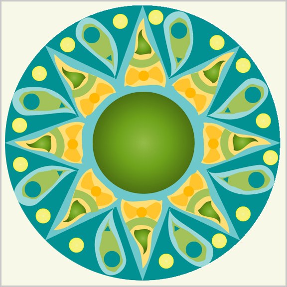 Kaleidoscope clip art