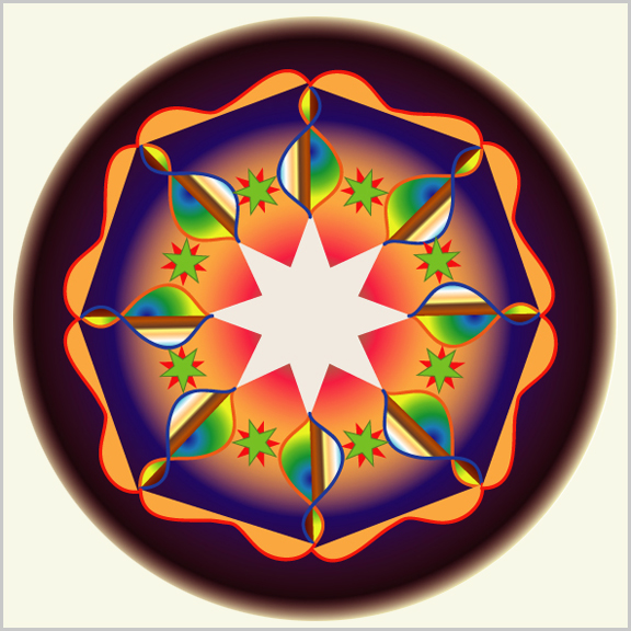 Kaleidoscope clip art