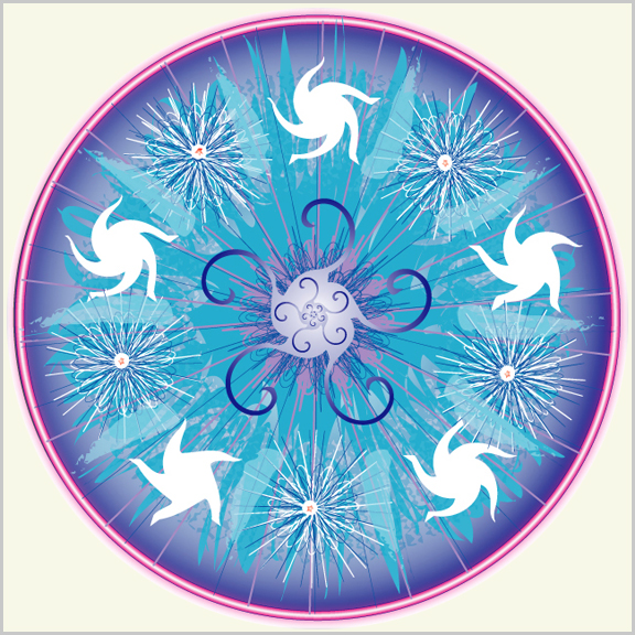 Kaleidoscope clip art