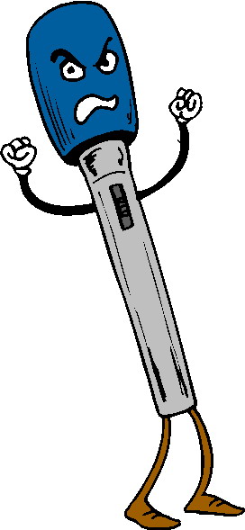 Microphone clip art