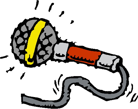 Microphone clip art